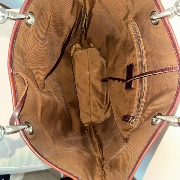 Vintage Lauren by Ralph Lauren Brown Plaid Tote Bag - Picture 5 of 16